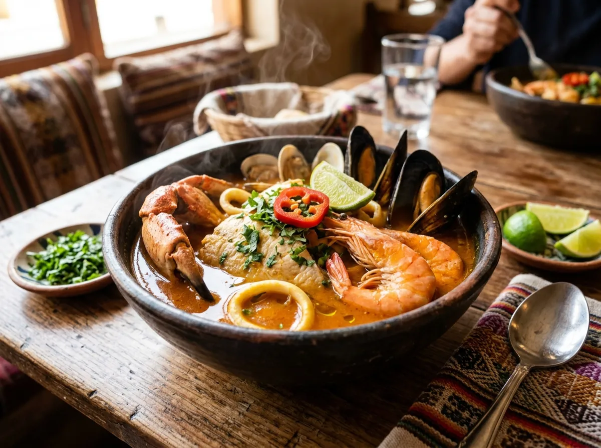 Parihuela de Congrio — Sabor del Norte, Huancayo